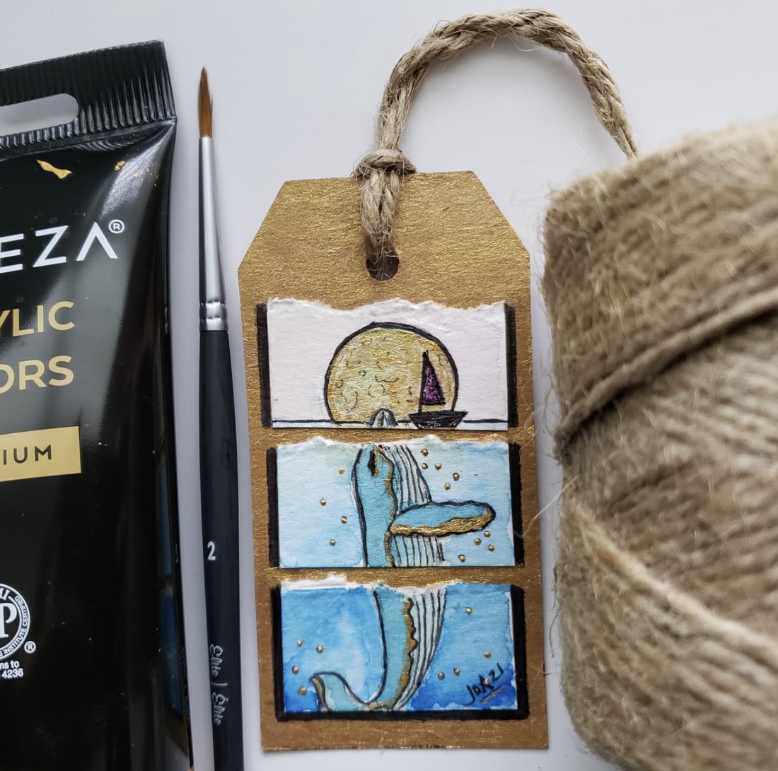 Hand-painted bookmarks by JoA